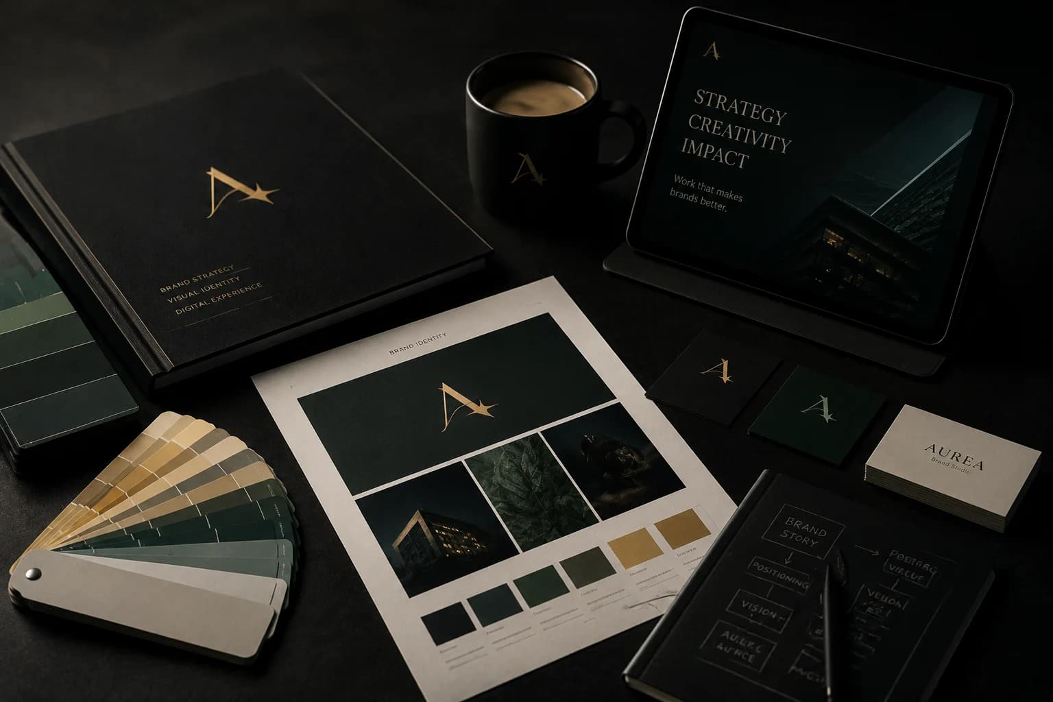 Brand identity and creative direction work